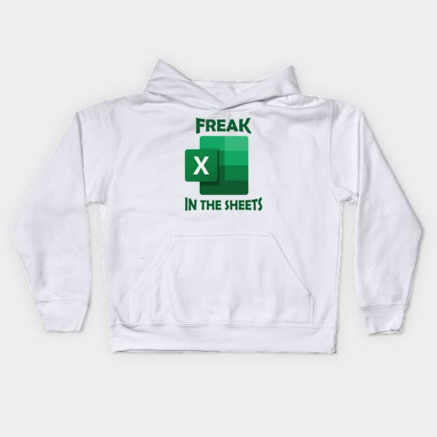 Freak in the Sheets Kids Hoodie by garbagetshirts